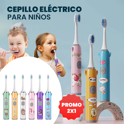 Cepillo Dental Eléctrico Infantil con Carga USB