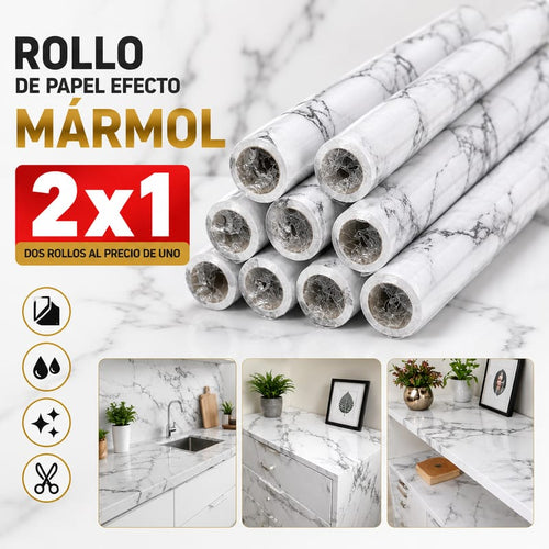 2x1 Rollo Papel Efecto Marmol - Image 1