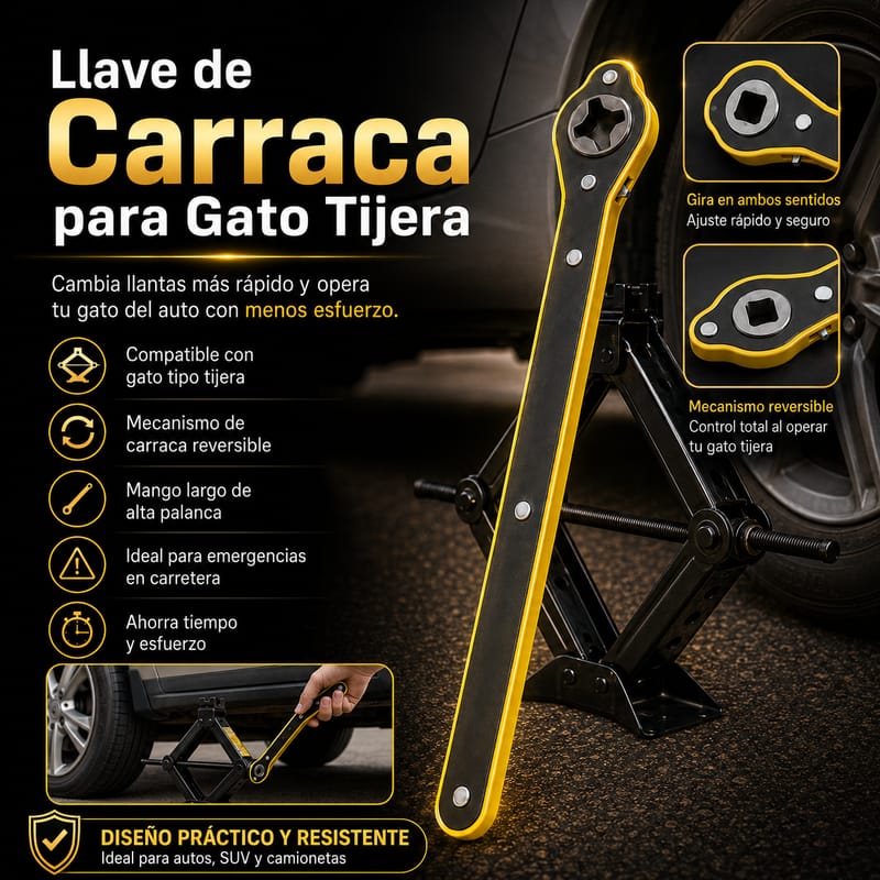 Llave de trinquete para uso mas facil de Tricket