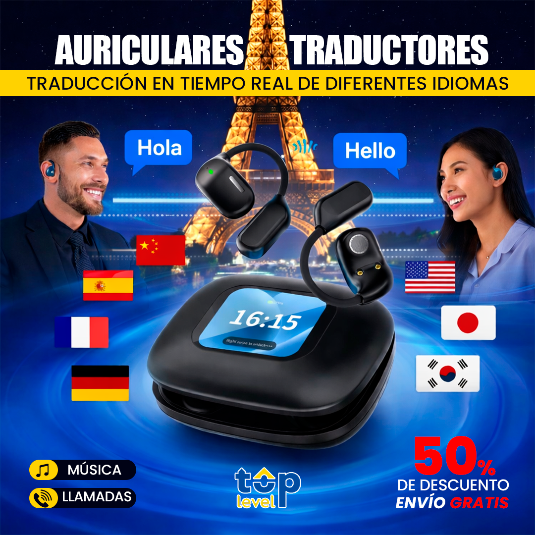 Auriculares Inteligentes con Traducción de Idiomas