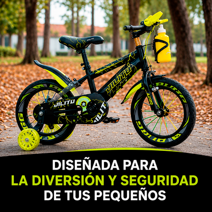 Bicicleta Infantil con Ruedas de Apoyo