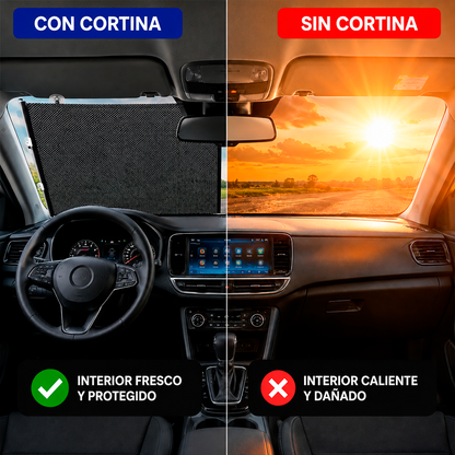 Cortina Retráctil Parasol Para Carros - OFERTA 2X1