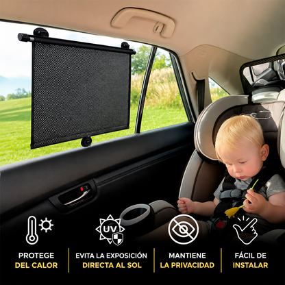 Cortina Retráctil Parasol Para Carros - OFERTA 2X1