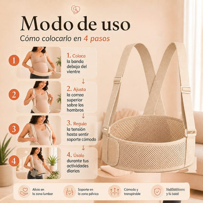 Cinturón de soporte maternal ajustable